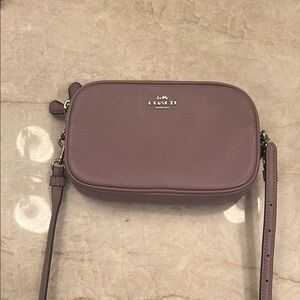 Coach Purple Crossbody Bag with Signature Logo